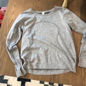 Gray long sleeve Lululemon shirt